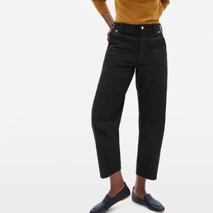 Everlane Black Balloon Leg High Rise Cropped Jeans Women’s Size 8